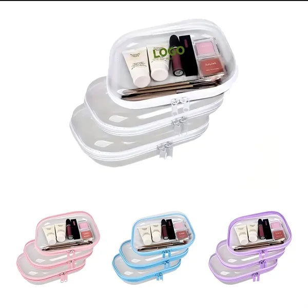 Clear PVC Zipper Makeup Bags
