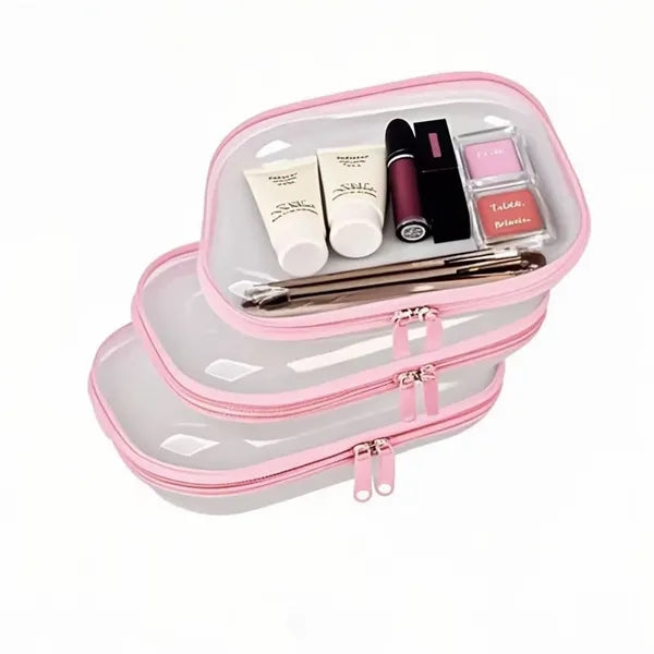Clear PVC Zipper Makeup Bags