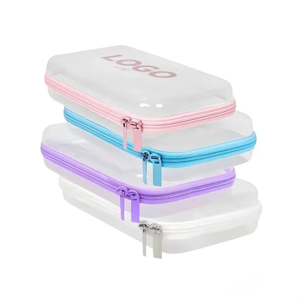 Clear Hard Plastic Zipper Pouch