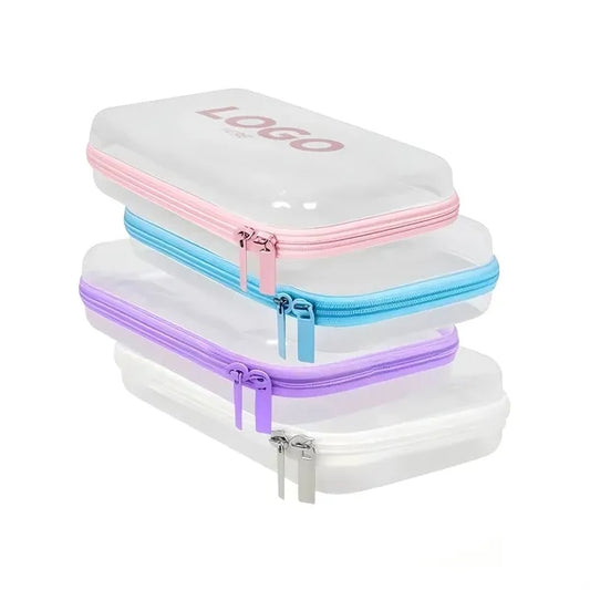 Clear Hard Plastic Zipper Pouch