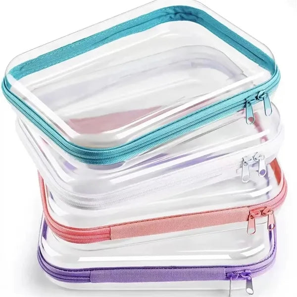 Clear Hard Plastic Zipper Pouch
