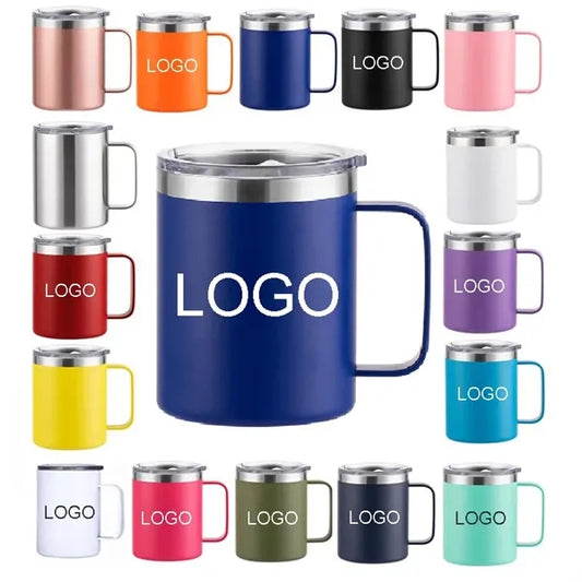 16oz Stainless Steel Wine Tumbler with Handle