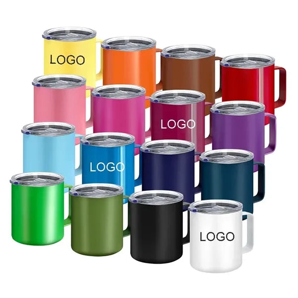16oz Stainless Steel Wine Tumbler with Handle
