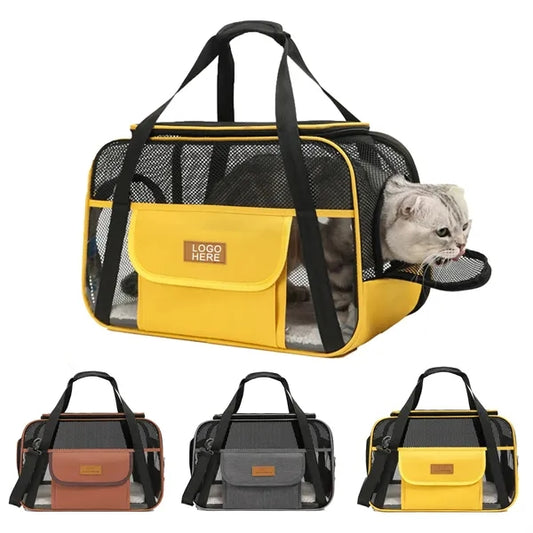 Portable Breathable Handbag For Pets