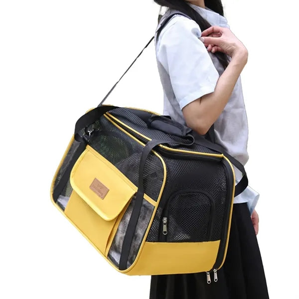 Portable Breathable Handbag For Pets