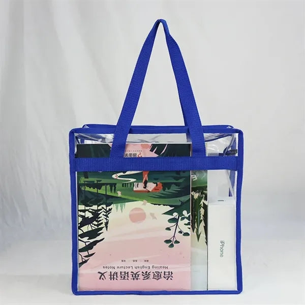 Clear Drawstring Tote Bag Shoulder Pack
