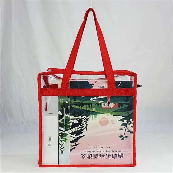 Clear Drawstring Tote Bag Shoulder Pack