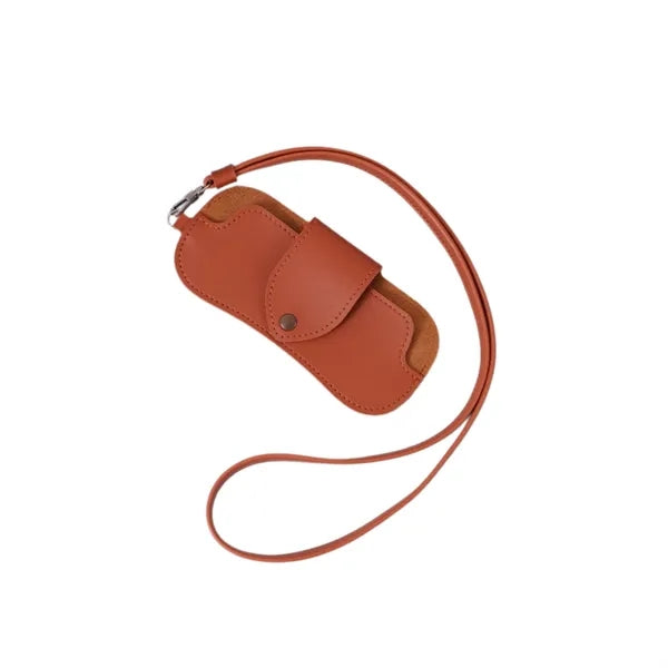 PU Neck-Hanging Eyeglasses Storage Pouch