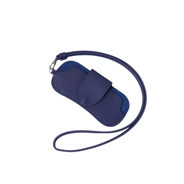 PU Neck-Hanging Eyeglasses Storage Pouch