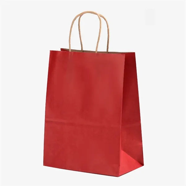 Natural Kraft Paper Shopper Tote Bag