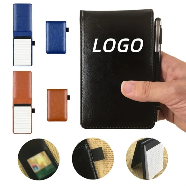 A7 Multifunctional PU Leather Mini Portable Pocket Notebook