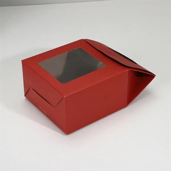 Minimalist Kraft Tote Gift Box with Transparent Window