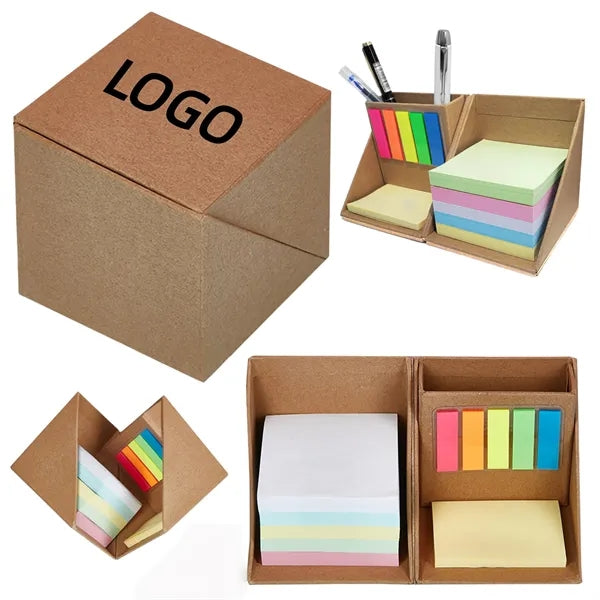 Multifunctional Creative Folding Sticky Note Box