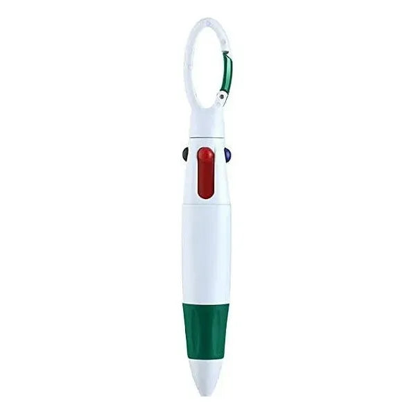 4-Color Ballpoint Pen Keychain