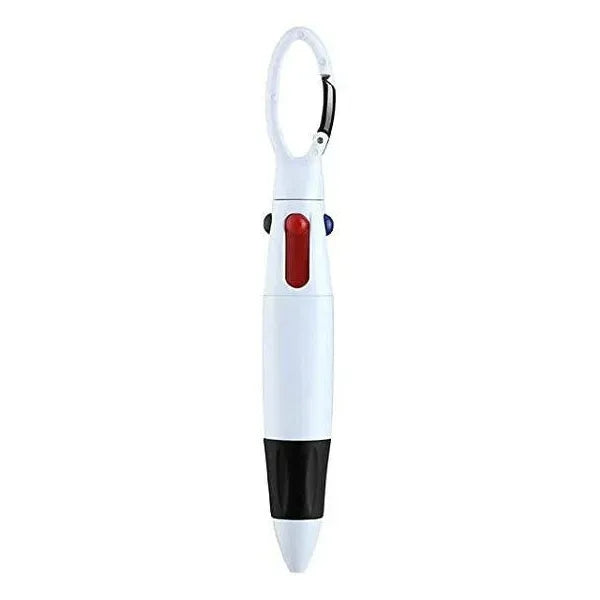 4-Color Ballpoint Pen Keychain