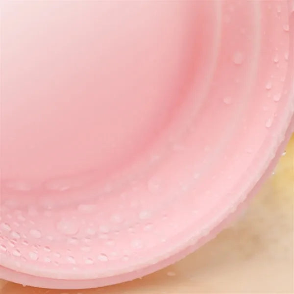 17-oz Collapsible Silicone Food Bowls with Leakproof Lids