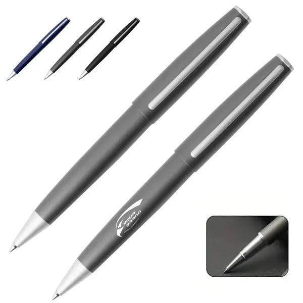 Executive Metal Ballpoint Pen with Custom Logo Clip