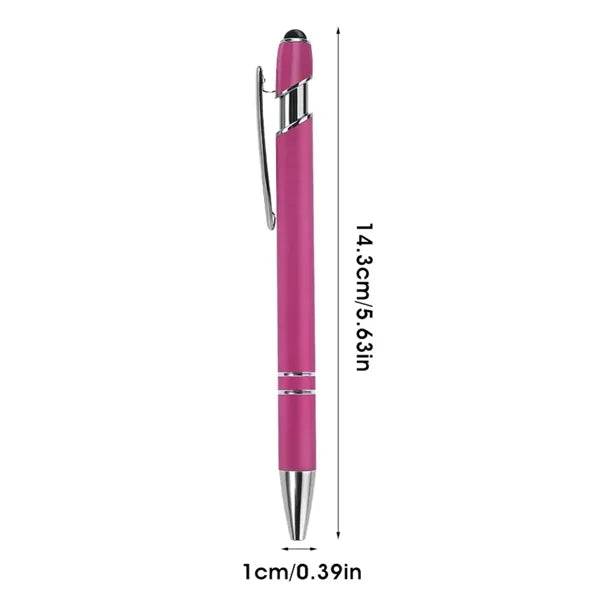 Stylus Ballpoint Pen with Click Action and Custom Logo