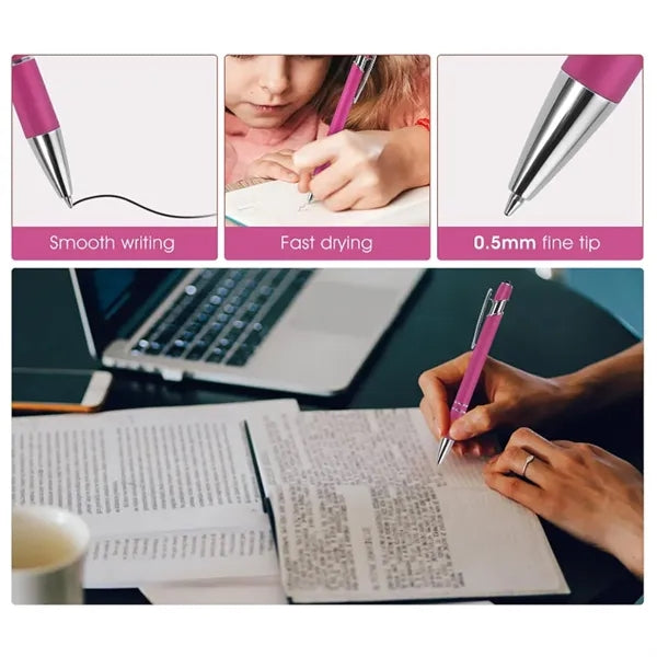 Stylus Ballpoint Pen with Click Action and Custom Logo