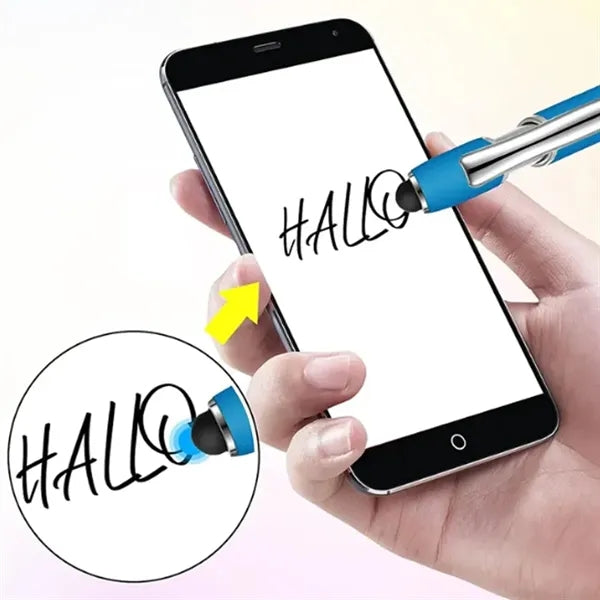 Stylus Ballpoint Pen with Click Action and Custom Logo