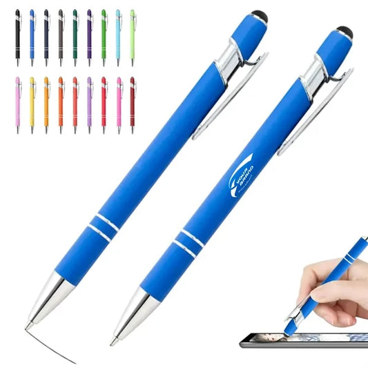 Stylus Ballpoint Pen with Click Action and Custom Logo