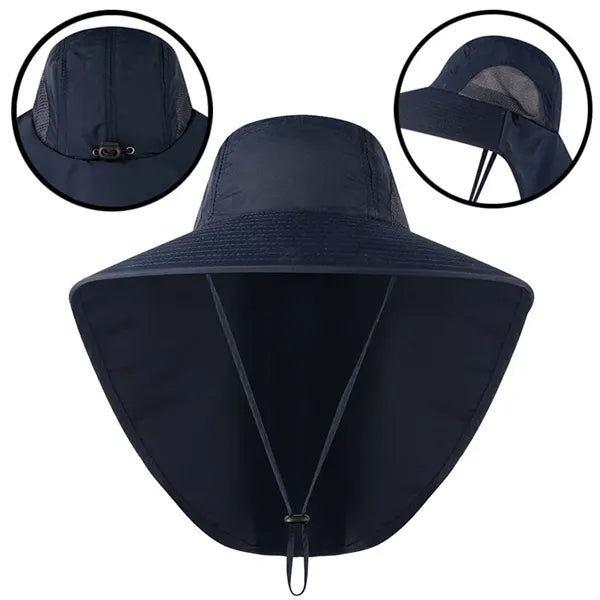 Medano Unisex Outdoor Boonie Hat with Neck Flap