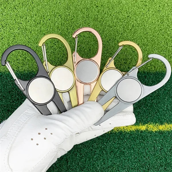 Golf Divot Tool Gift Set w/ Magnetic Ball Markers & Hat Clip