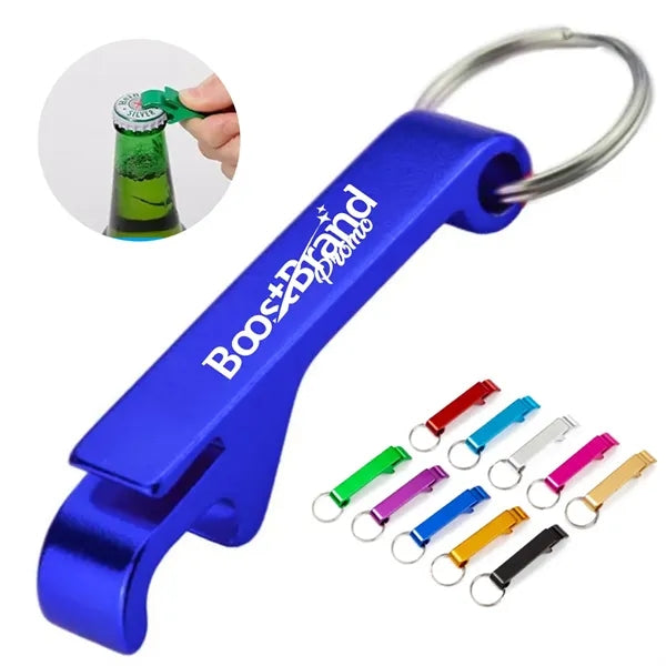 Keyring Beer Bottle Opener Keychain with Logo