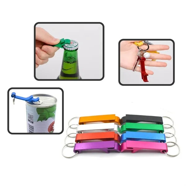 Keyring Beer Bottle Opener Keychain with Logo