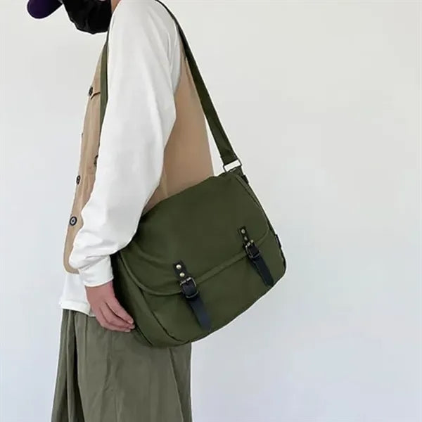 Canvas Crossbody Shoulder Bag for Women Men Fashion Large Ho