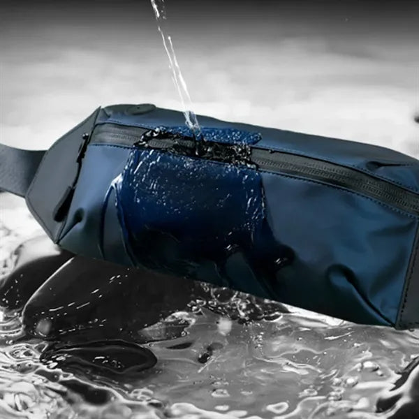 Water Resistant Waist Bag w/ Adjustable Strap & Pockets