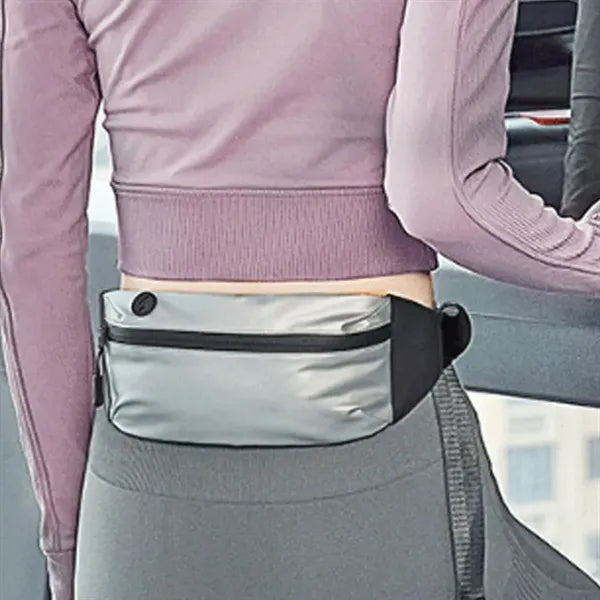 Water Resistant Waist Bag w/ Adjustable Strap & Pockets