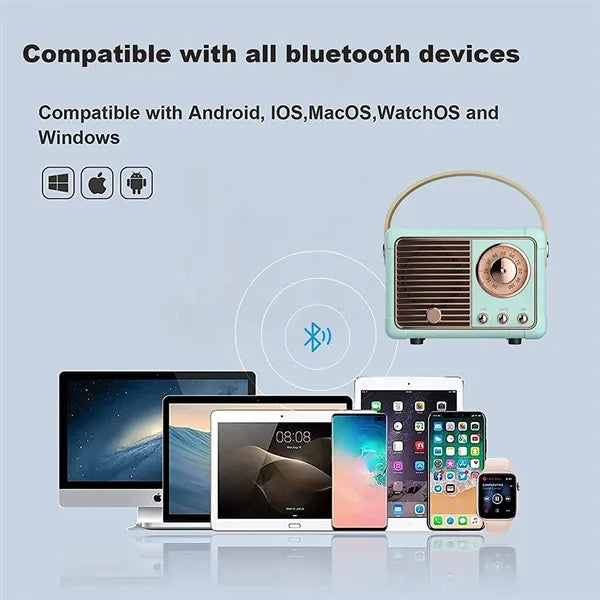 Multifunctional Retro Bluetooth Speaker