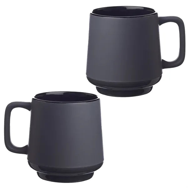 Ceramic Mug with Stackable Design, 12 oz.