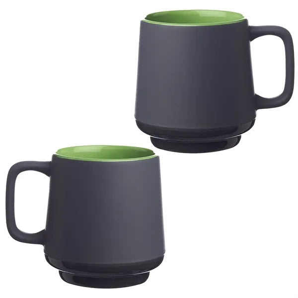 Ceramic Mug with Stackable Design, 12 oz.