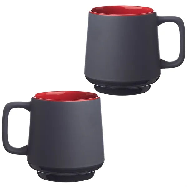Ceramic Mug with Stackable Design, 12 oz.