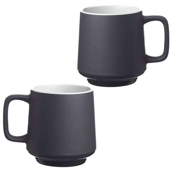 Ceramic Mug with Stackable Design, 12 oz.