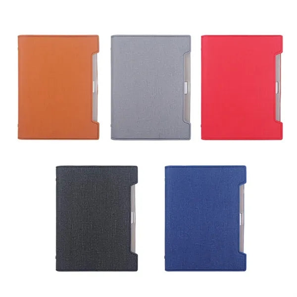 A5 PU Leather Clasp Ring Binder Notebook with Card Slots