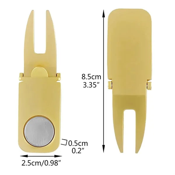 Golf Ball Marker Divot Repair Fixer Bottle Opener