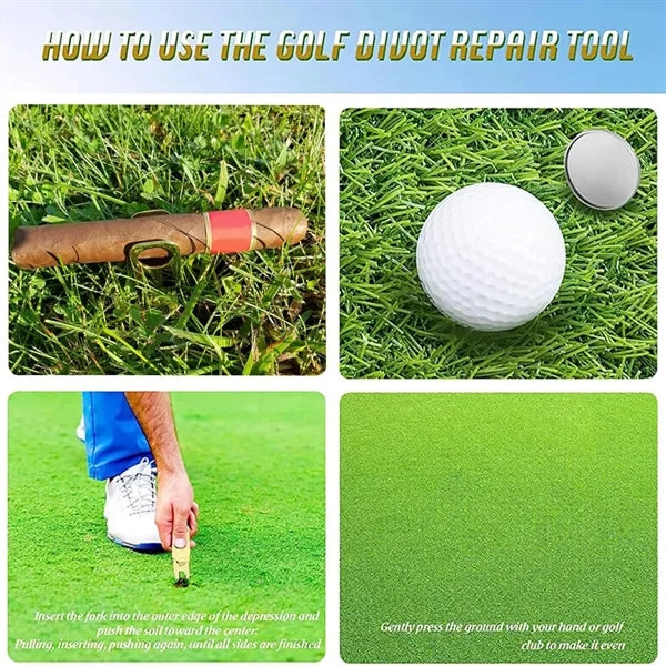 Golf Ball Marker Divot Repair Fixer Bottle Opener