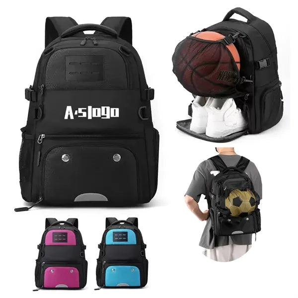 Basketball Backpack with Shoe Compartment