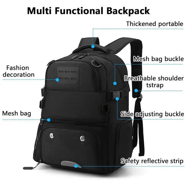 Basketball Backpack with Shoe Compartment