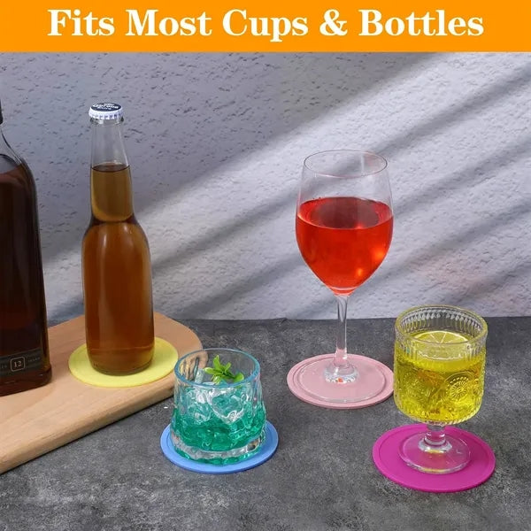 Round Silicone Coasters