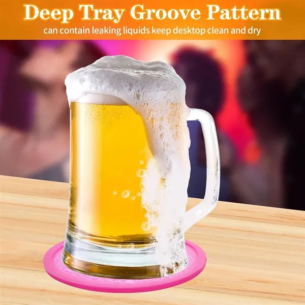 Round Silicone Coasters