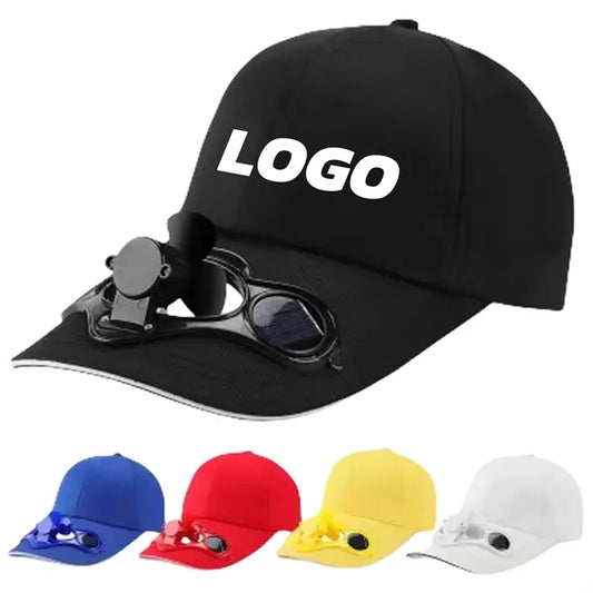 Solar Powered Fan Cap Ideal For Outdoor Activities