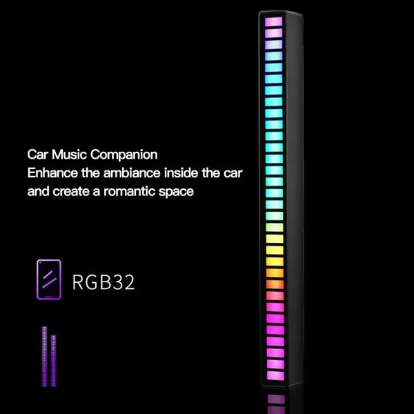 Voice Control LED Music Pickup Light Bar