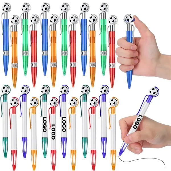 Retractable Soccer Shape Ballpoint Pen Retractable Soccer Sh