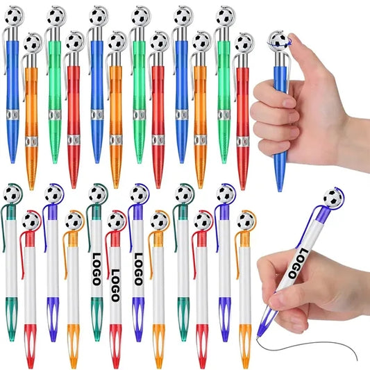 Retractable Soccer Shape Ballpoint Pen Retractable Soccer Sh