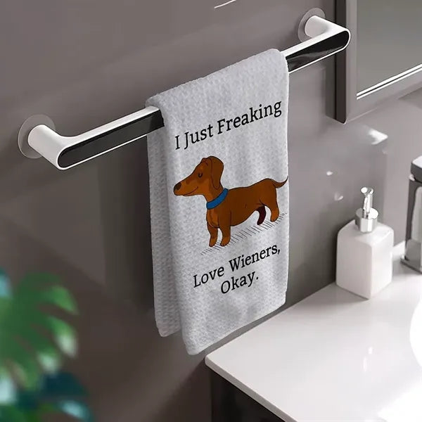 Absorbent Waffle Weave Kitchen Cleaning Towel