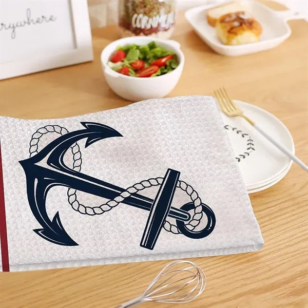 Absorbent Waffle Weave Kitchen Cleaning Towel